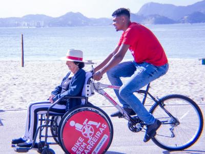 Aterro do Flamengo receberá projeto que disponibiliza bicicletas adaptadas, para portadores de necessidades especiais
