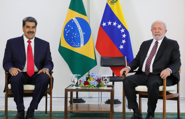 Nicolás Maduro, presidente da Venezuela, se reúne com Lula no Palácio Itamaraty