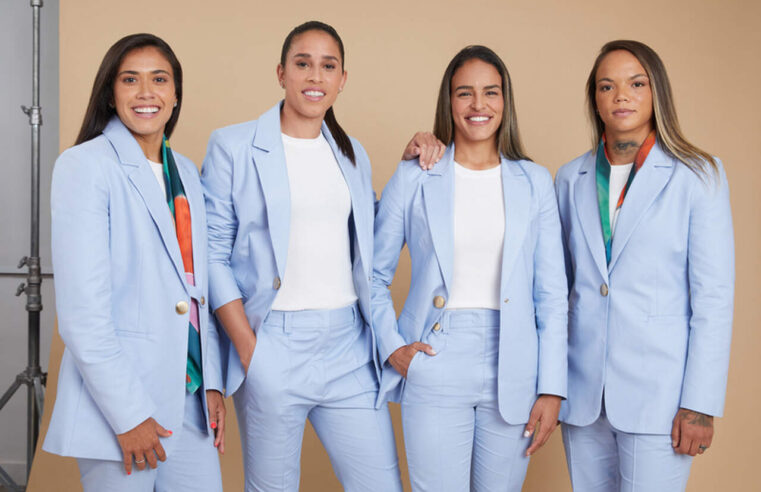 Em parceria com marca brasileira, CBF desenvolve projeto para produção de ternos para as jogadoras da seleção brasileira feminina