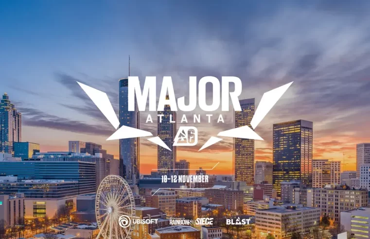 #Esports: Segundo Major de Rainbow Six do ano é confirmado em Atlanta, nos Estados Unidos, em novembro