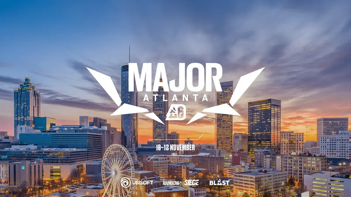 #Esports: Segundo Major de Rainbow Six do ano é confirmado em Atlanta, nos Estados Unidos, em novembro