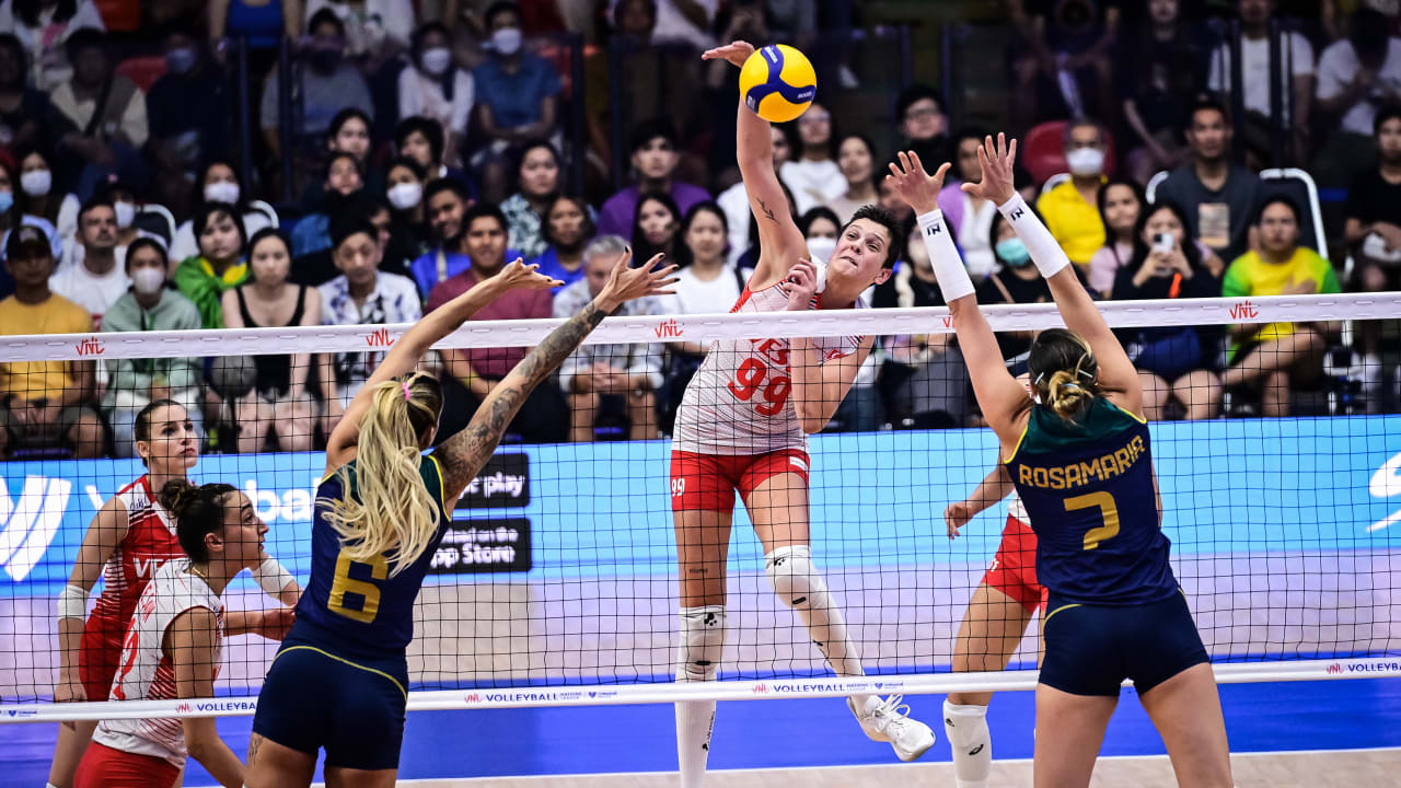 #VNL: Brasil perde por 3 a 0 para Turquia, em confronto valendo o 3º lugar da primeira fase da Liga das Nações Feminina