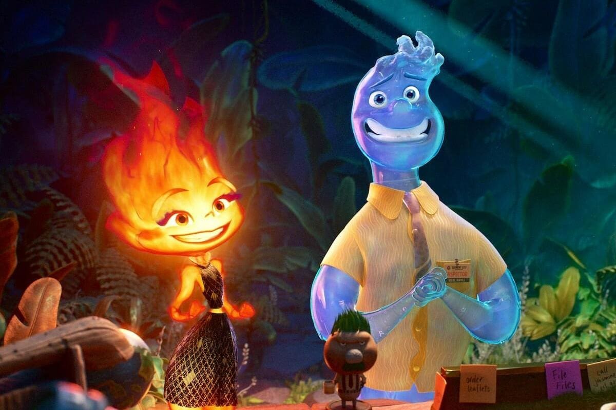 Animação “Elementos” arrecadou US$121 milhões em bilheteria e deixa a desejar para a Pixar