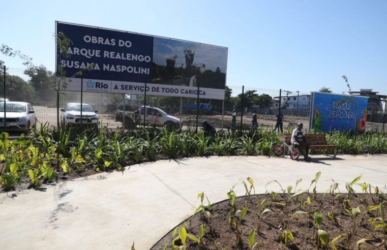 Parque Realengo Susana Naspolini promete ser a maior área de lazer da região