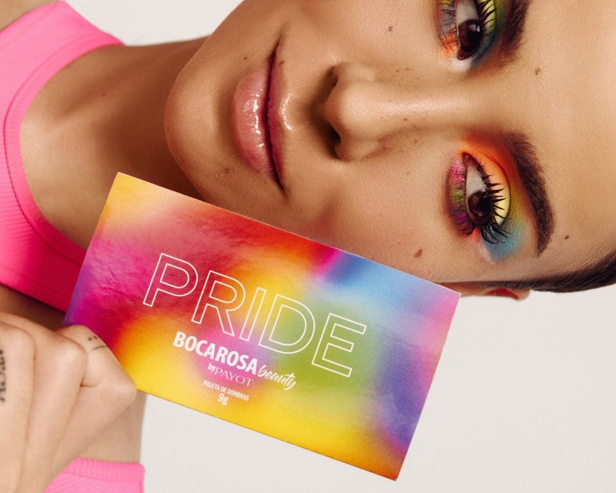 Em homenagem ao mês do Orgulho LGBTQIAPN+, Boca Rosa lança paleta de sombras PRIDE