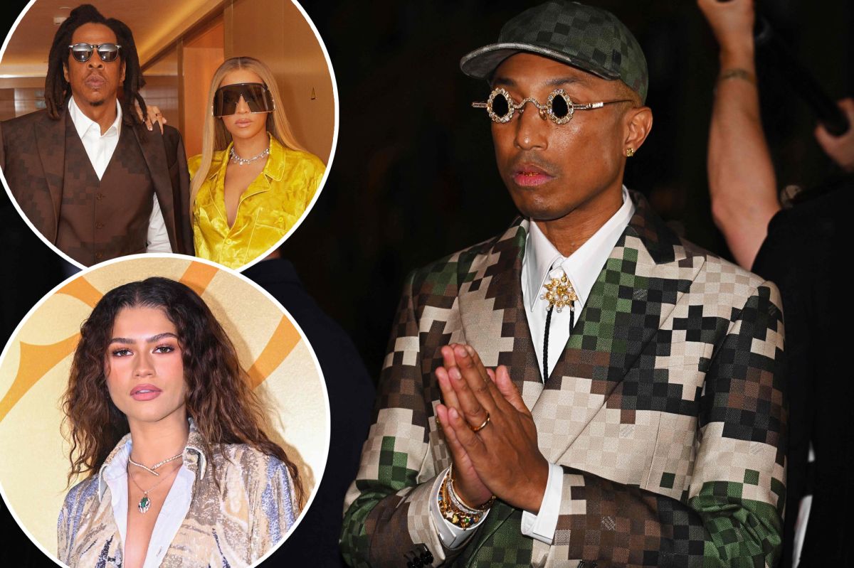 Pharrell Williams faz seu primeiro desfile pela Louis Vuitton em Paris