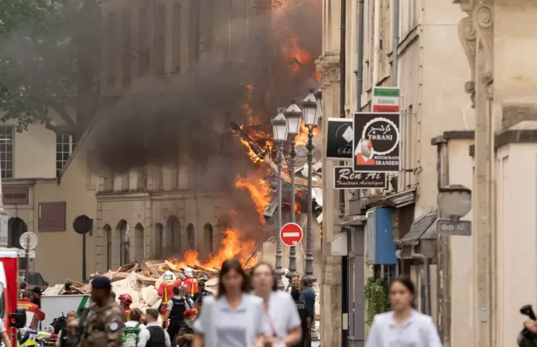 Explosão de gás atinge o centro de Paris