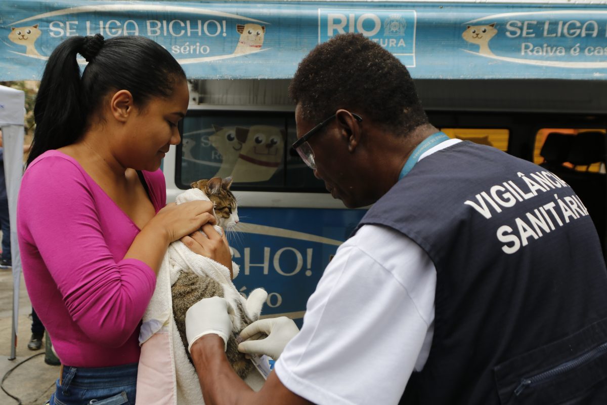 Bairros de Padre Miguel e Praça Seca recebem campanha de vacinação animal