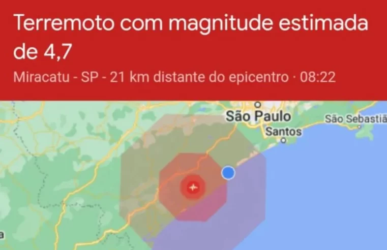 Abalos sísmicos são sentidos na manhã de hoje (16) no interior de São Paulo