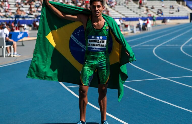 #MundialParalímpico: Brasil conquista 25 medalhas, sendo 9 de ouro, 6 de prata, 10 de bronze e está em 2º lugar no geral