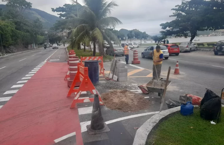 Prefeitura de Niterói monta esquema especial de trânsito em Charitas para obras de macrodrenagem