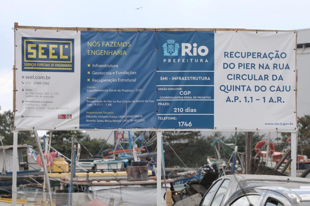 Prefeitura inicia obras no Píer do Caju e revitaliza praças na Zona Norte