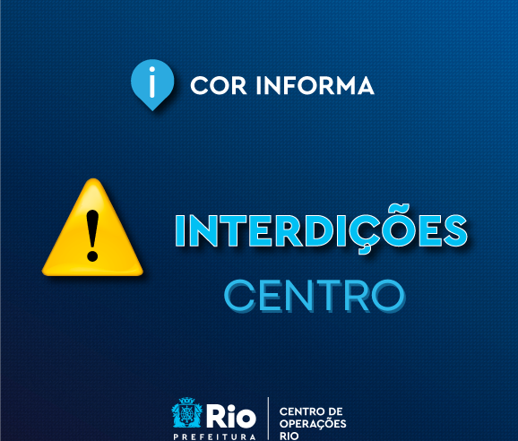 Obras do VLT Carioca para o Terminal Gentileza interdita trecho da Avenida Franscisco Bicalho, no Centro