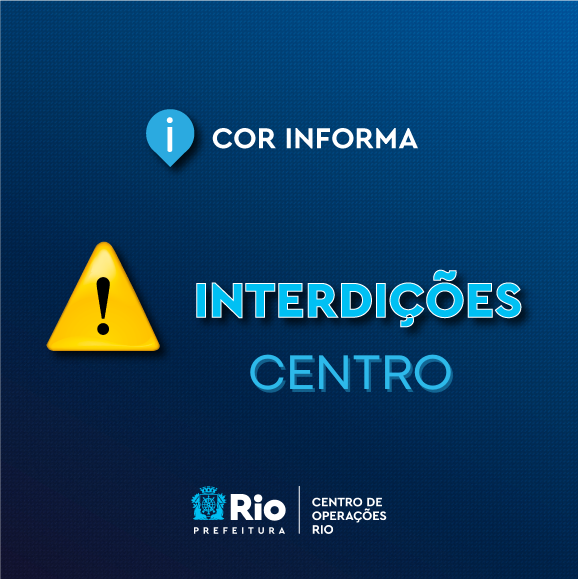 Obras do VLT Carioca para o Terminal Gentileza interdita trecho da Avenida Franscisco Bicalho, no Centro