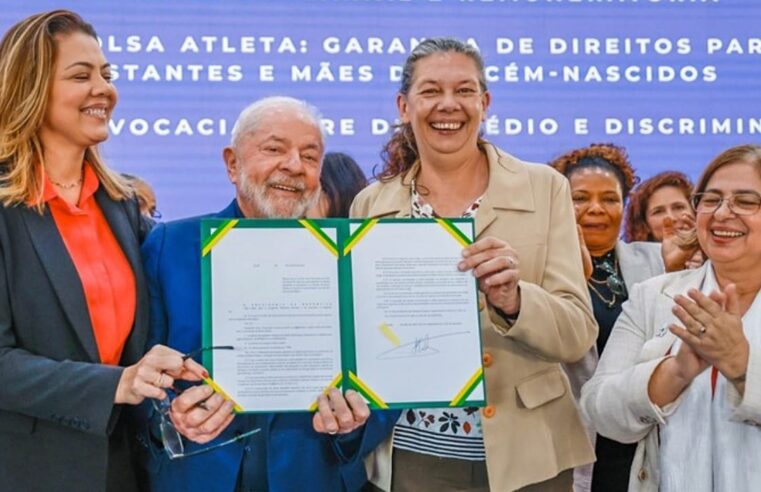 Presidente Lula sanciona lei que amplia direitos a atletas gestantes e mães de recém-nascidos