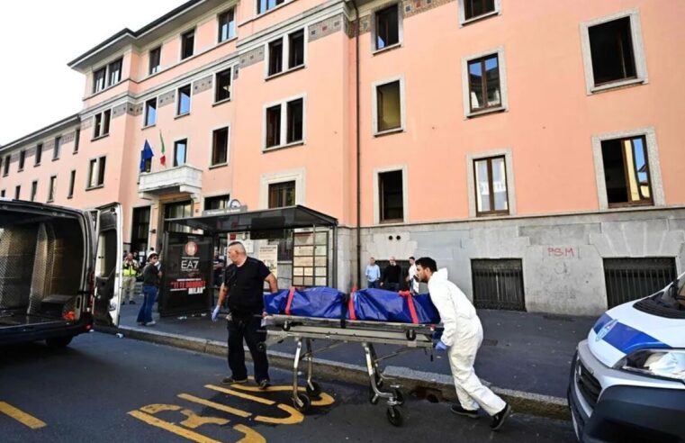 Casa de repouso pega fogo e deixa seis mortos em Milão, na Itália