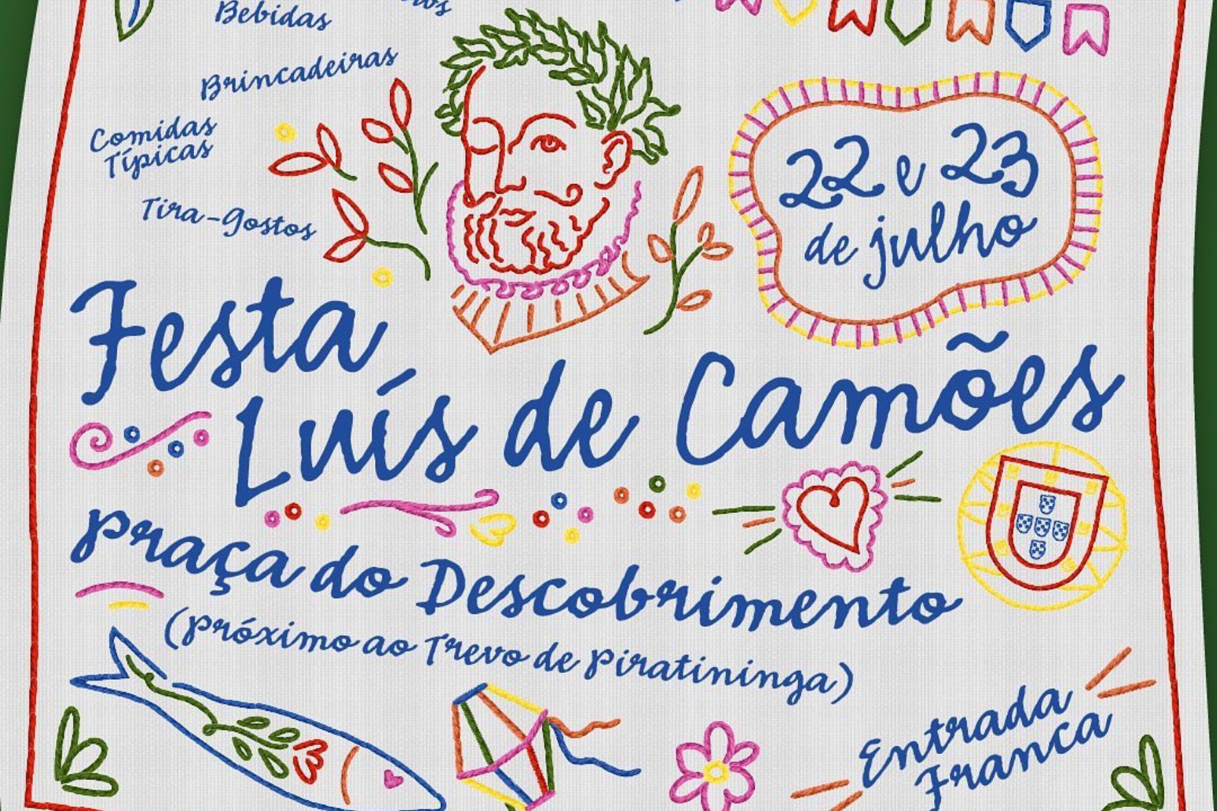 Niterói terá Festa Luís de Camões neste final de semana, em Piratininga