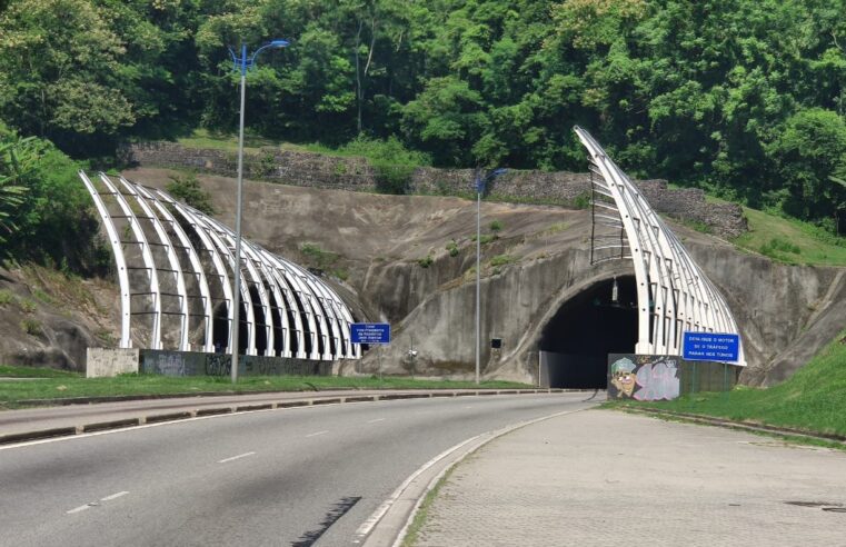 Interdição do Túnel Vice-Presidente José Alencar para manutenção de rotina. Terça-feira (11) das 23h às 4h de amanhã (12)