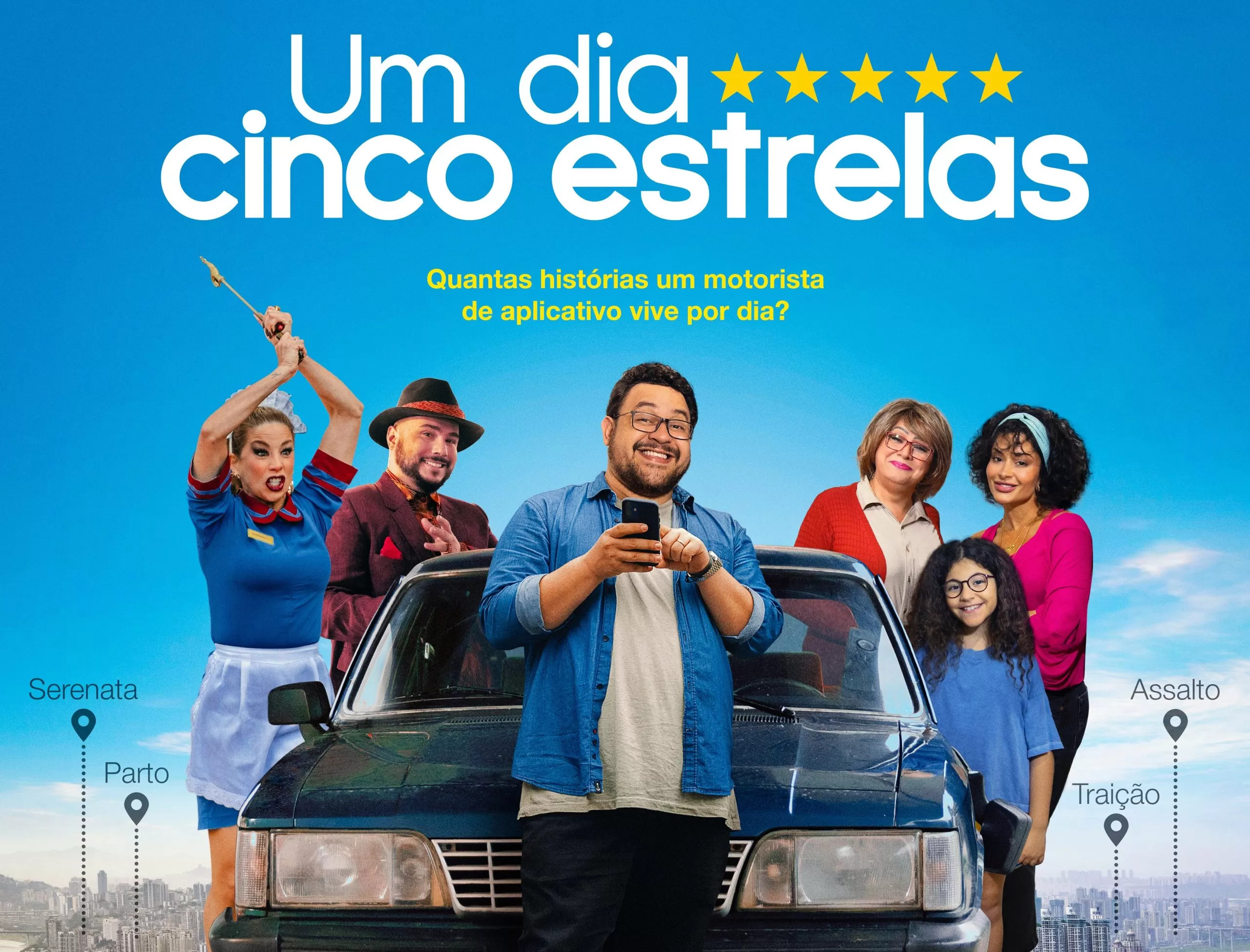 ‘Um dia cinco estrelas’: filme estrelado por Estevam Nabote estreia nesta quinta-feira