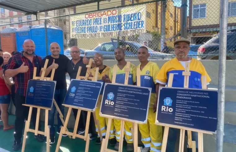 Prefeitura do Rio inaugura obras em conjuntos habitacionais no Engenho da Rainha e no Pechincha