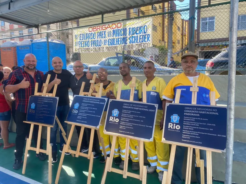 Prefeitura do Rio inaugura obras em conjuntos habitacionais no Engenho da Rainha e no Pechincha