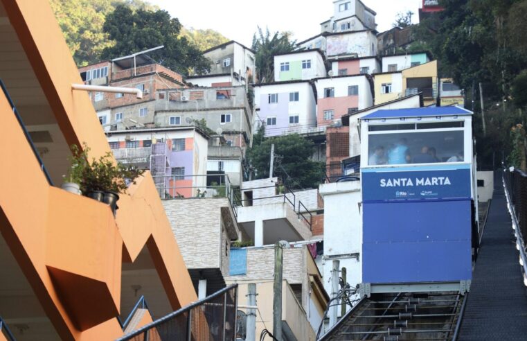 Obras dos bondinhos do Santa Marta são finalizadas