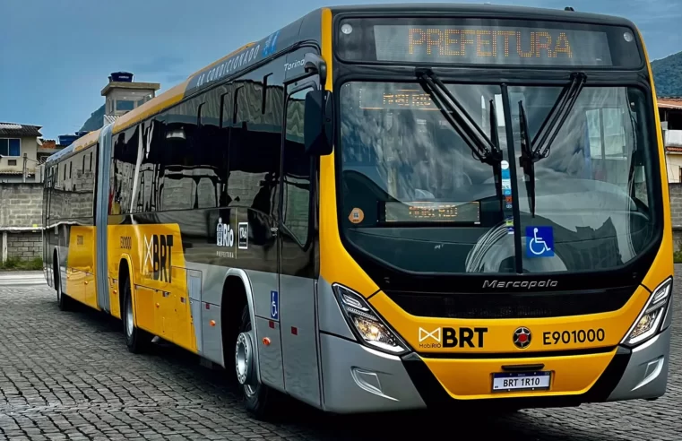 Novo BRT do corredor Transoeste chega ao Rio de Janeiro