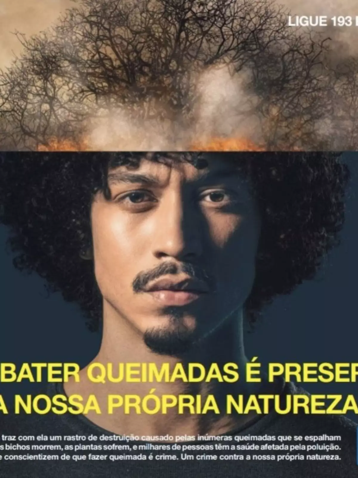 Publicidade do DF associa cabelo ‘black power’ a queimadas