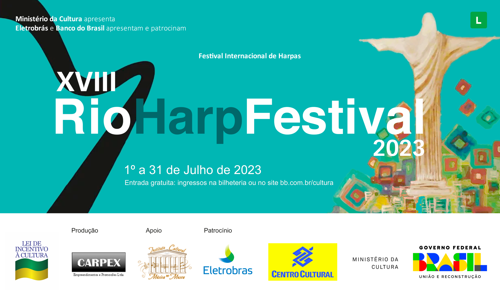 #RioHarpFestival : Festival Internarcional de harpas acontece no Rio até o fim do mês