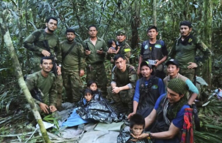 A história dos quatro irmãos que sobreviveram 40 dias na selva colombiana, após queda de avião, vai virar filme. 13 produtoras estão interessadas