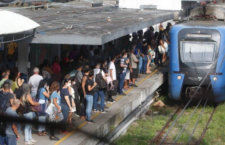 Trens da SuperVia não circulam em parte do ramal Saracuruna nesta quinta-feira