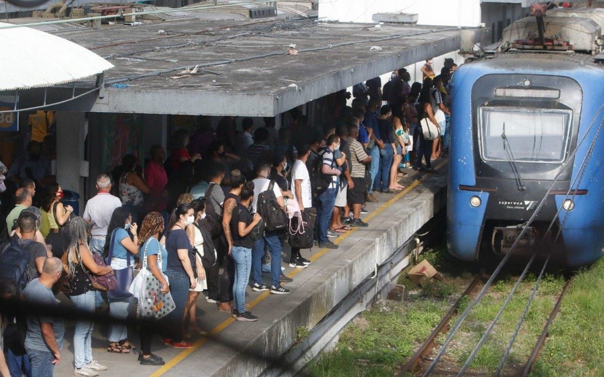 Trens da SuperVia não circulam em parte do ramal Saracuruna nesta quinta-feira