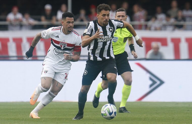 #Brasileirão: Botafogo empata em 0 a 0 com São Paulo