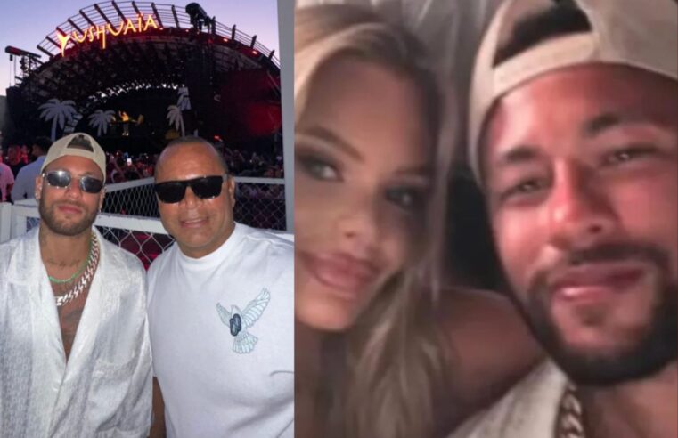 Neymar curte farra em Ibiza enquanto esposa grávida fica em São Paulo