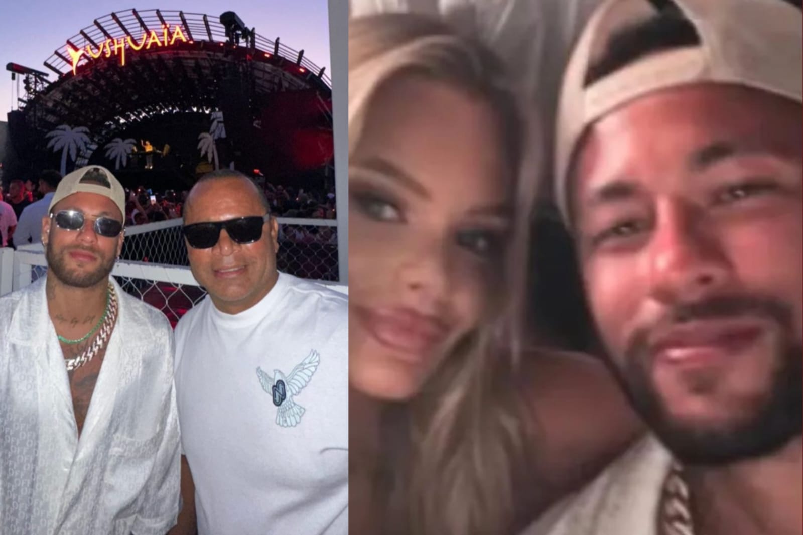 Neymar curte farra em Ibiza enquanto esposa grávida fica em São Paulo