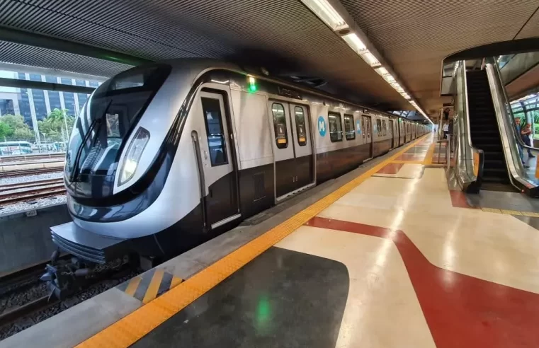 Transporte coletivo mais sustentável, metrô cresce em capitais brasileiras