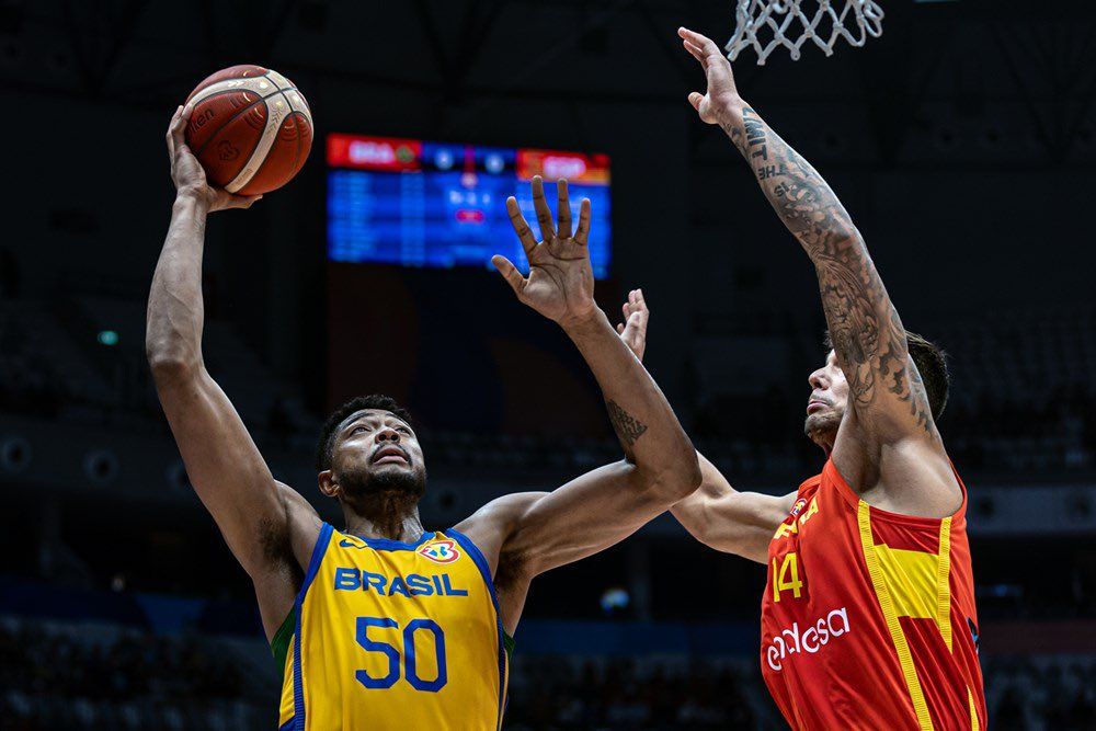 #MundialdeBasquete: Brasil perde para Espanha por 96 a 78