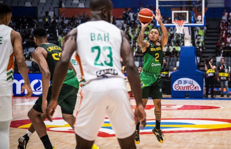 #MundialdeBasquete: Brasil vence Costa do Marfim por 89 a 77 e avança de fase