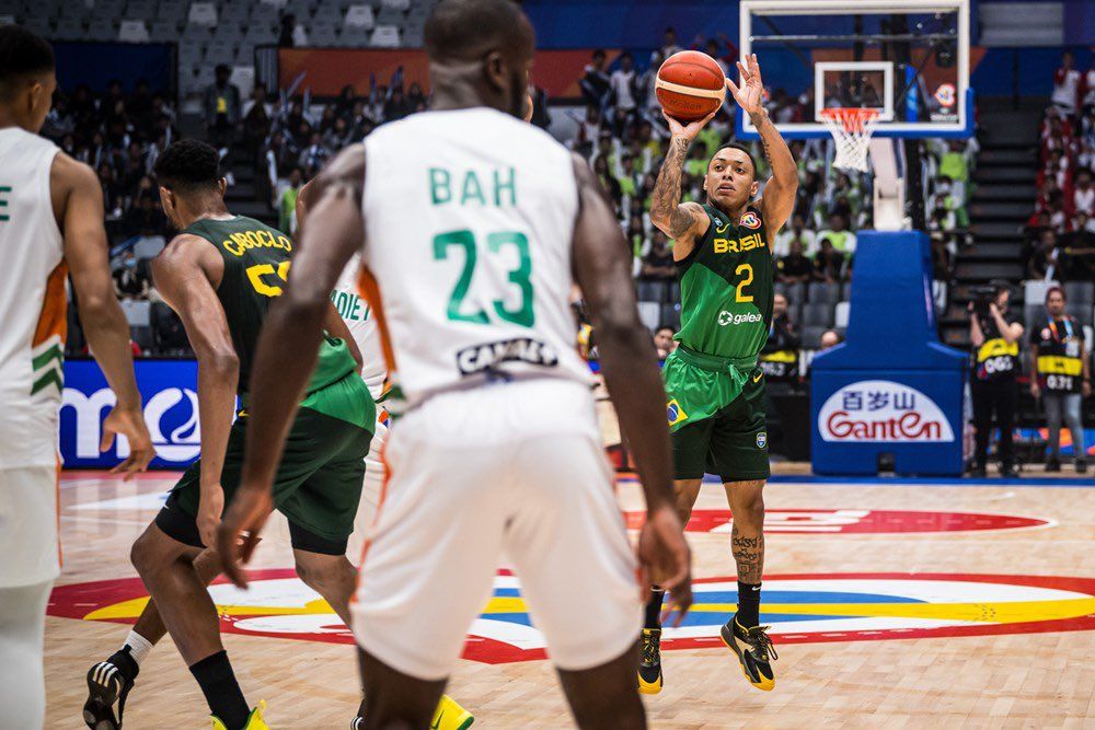 #MundialdeBasquete: Brasil vence Costa do Marfim por 89 a 77 e avança de fase