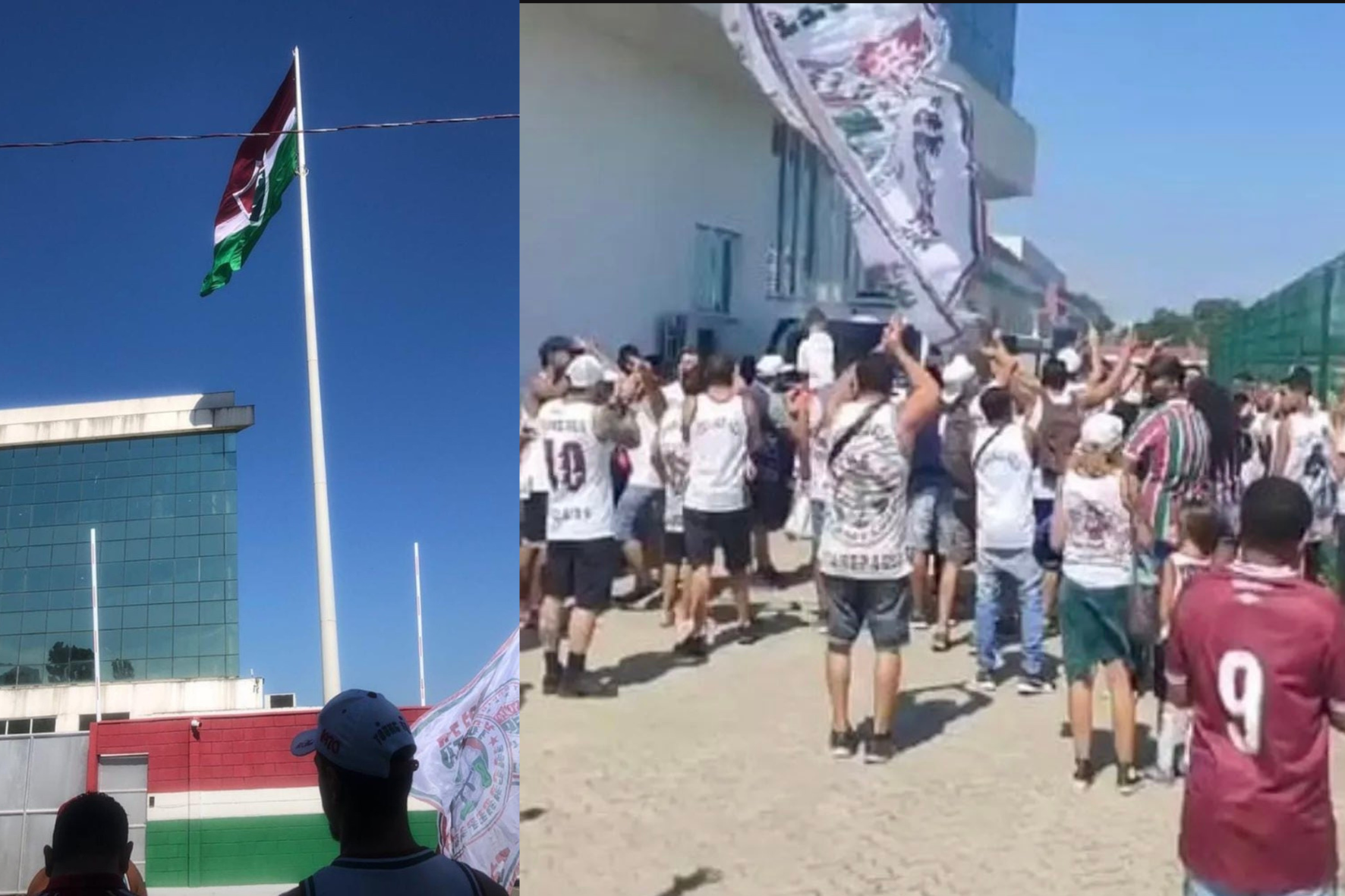 Torcedores do Fluminense invadem CT do clube e iniciam confusão generalizada