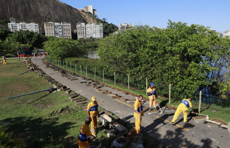 Área naturalizada da Lagoa Rodrigo de Freitas é fechada para evitar vandalismo