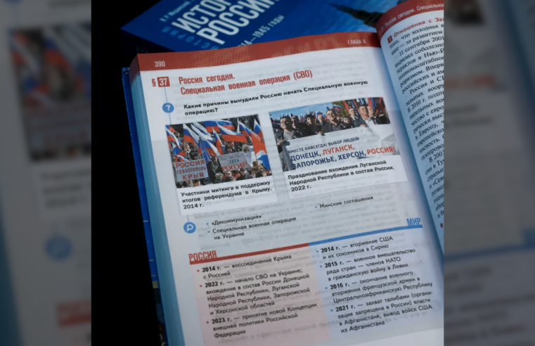 Rússia justifica guerra na Ucrânia em novos livros escolares