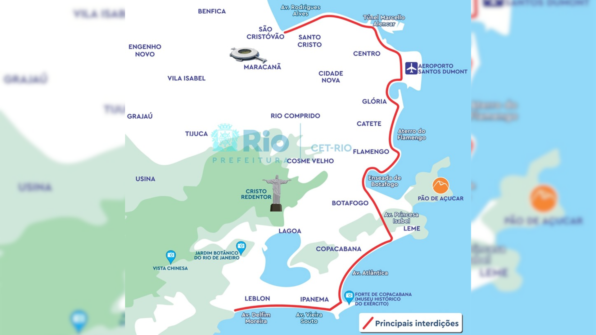 CET-Rio interdita vias da Zona Sul e Centro para a Meia Maratona Internacional