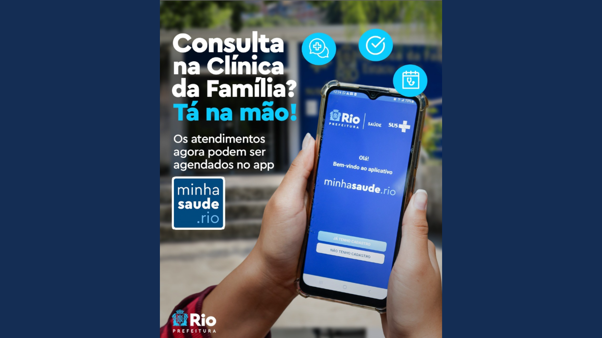 Prefeitura do Rio disponibiliza agendamento médico por aplicativo