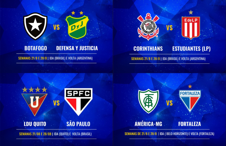 #Sulamericana: cinco clubes representarão o Brasil nas quartas de final