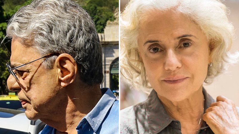 Chico Buarque presta condolências a Marieta Severo em enterro de Aderbal Filho