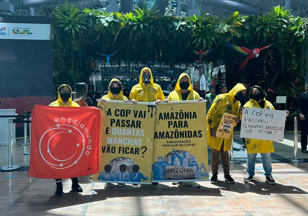 Cúpula da Amazônia começa com protesto contra exploração do petróleo na região