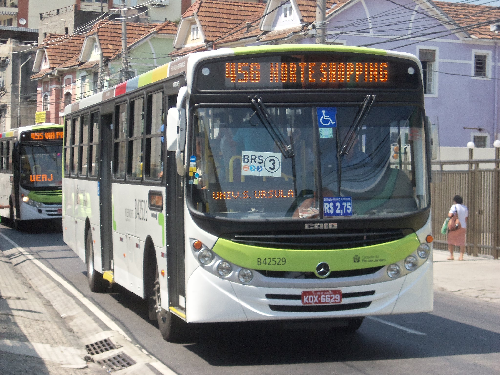 Linha 456, que liga Norte Shopping a Copacabana, volta a circular