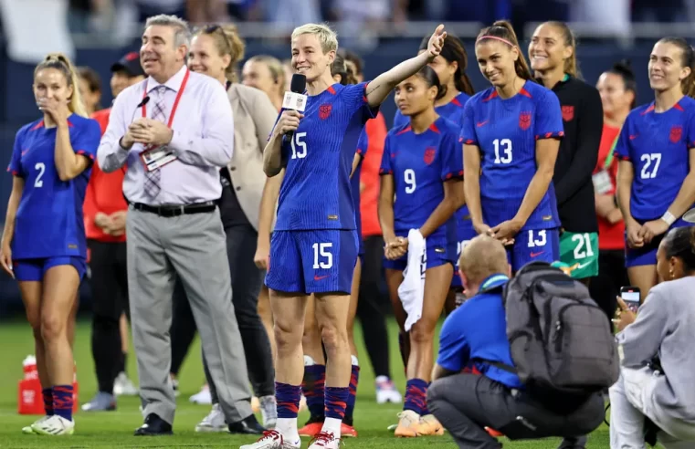 Megan Rapinoe se despede da seleção dos Estados Unidos 