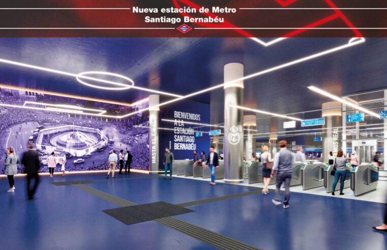 Estação de metrô espanhola, Santiago Bernabéu, será inspirada no Real Madrid